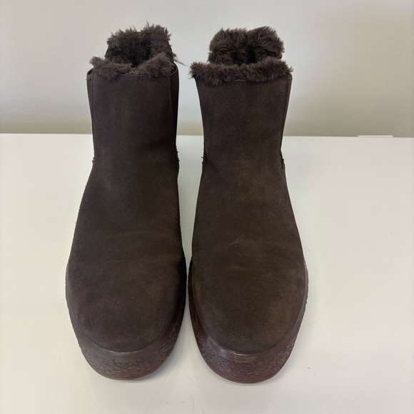 Madewell Chelsea The Toasty Pull On Boots In Suede Women’s Size 9 - Picture 4 of 9